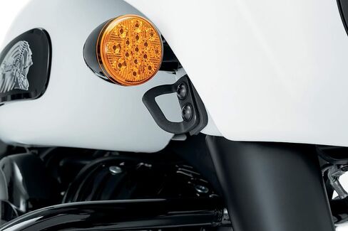 Kuryakyn 976 Motorcycle Accessory: Trailer Tie-Down Brackets for 2014-20 Indian Motorcycles, Black, 1 Pair in Saudi Arabia