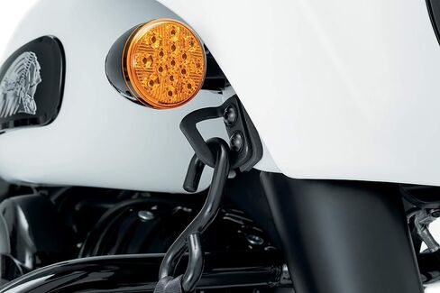 Kuryakyn 976 Motorcycle Accessory: Trailer Tie-Down Brackets for 2014-20 Indian Motorcycles, Black, 1 Pair in Saudi Arabia