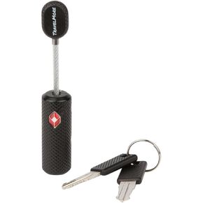 TSA Approved Luggage Locks with Keys for Travel – Flexible Ultra Secure Mini Key Padlock & Metal Zinc Alloy Material – Black in Saudi Arabia