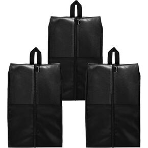 Shoe Bags for Travel, XX-Large Shoe Bags for Women & Men, Translucent Design protable Shoe organizer bag for Packing with Sturdy Zipper(Black02)…