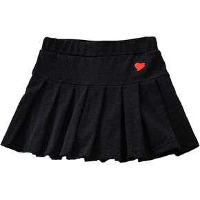 TTYAOVO Girl Skort Mini Flare Plain Pleated Skater Skirt Shool Uniform