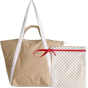 Waterproof Beach Bag & Polyester Wet Bag Bundle - Large, Sandproof Tote and Reusable Wet Bag for Travel, Beach, Gym, and Everyday Use - Durable, Lightweight, and Easy to Clean