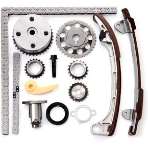 CCIYU Timing Chain Kit for Scion for Toyota xB tC ry Corolla Matrix for RAV4 Solara 2.4L 2.0L CTKTO44 TS21002 TK2040G C753 TK922 135060H011 13506-0H011 9-552713540-0H010