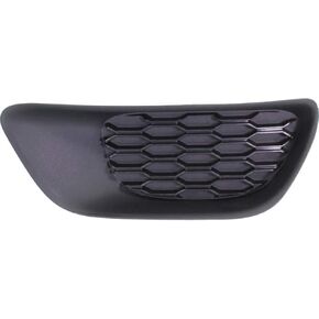 For Dodge Grand Caravan Fog Light Cover 2011-2019 Driver and Passenger Side Pair/Set | Grille Bezel | Bumper Cover | Black | CH1038129 + CH1039129 | 68100709AA + 68100708AA