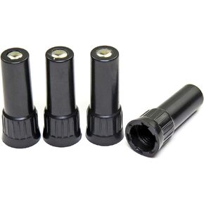 Plastic Tire Valve Stem Extension Caps 27 mm Wheel Schrader Valve Stem Extender, Plastic Valve Stem Caps Universal for Car Truck SUV RV Trailer Motorcycle Bike Scooter (4 Pack)