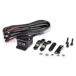 MaySpare 12V Winch Rocker Thumb Switch with Mounting Bracket for ATV UTV Handlebar Control Line Kit