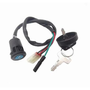Ignition Key Switch Fits for Honda TRX400EX Sportrax 400 1999-2004 Fits on Honda TRX250EX 2001-2005 for Honda Recon 250 TRX250TM TRX250TE 2002-2019