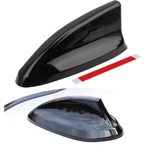 زعانف سمك القرش لسقف السيارة مصممة للجيل الحادي عشر من سيفيك هوندا، غطاء علوي لزعانف القرش، ملحق سيارة أنيق، ملصق تزيين خارجي (ناعم، أسود) in Kuwait