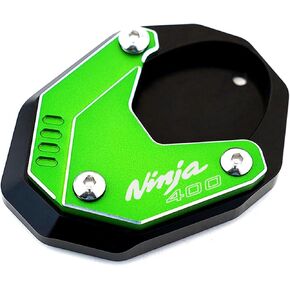 CNC Motorcycle Kickstand Pad Side Stand Enlarge Fit For Kawasaki Ninja 400 2024 Ninja400 Z400 Ninja 500 SE Z500 SE 2018-2023 2024