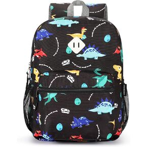 STEAMEDBUN Kids Backpack for Boys 4-8: Boys Backpacks for Elementary School- Dinosaur Backpack - 15 inch Backpack for Kindergarten