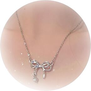 Pearl Bow Necklace Pearl Choker Necklace for Women White Pearl Beaded Necklace Bowknot Necklace Wedding Jewelry Accessories