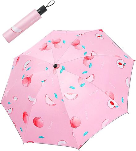 Sun Umbrella Mini Travel Umbrella for Rain & Sun Small Lightweight Uv Umbrellas for Sun Protection Outdoor Sport Colorful Portable Foldable Compact UV Blocking Umbrella for Walking in Saudi Arabia