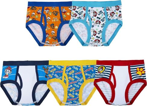 Paw Patrol Boys' 100% Combed Cotton Underwear Multipacks with Chase, Skye, Rubble & More in Sizes 18m, 2/3t, 4t, 4, 6, 8 in Saudi Arabia