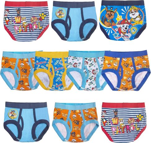 Paw Patrol Boys' 100% Combed Cotton Underwear Multipacks with Chase, Skye, Rubble & More in Sizes 18m, 2/3t, 4t, 4, 6, 8 in Saudi Arabia