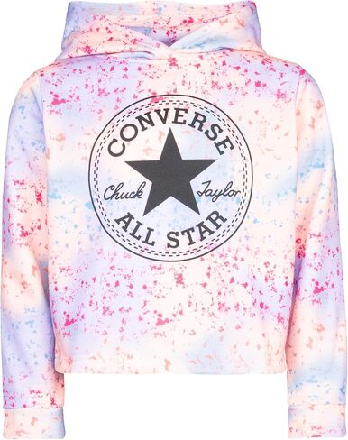 هودي قصير بطبعة كاملة للفتيات من Converse (للأطفال الكبار) in Saudi Arabia