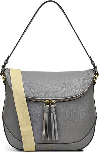 RADLEY London Milligan Street - حقيبة كتف جلدية نسائية - محفظة متوسطة الحجم - حقيبة يد كتف نسائية in Saudi Arabia