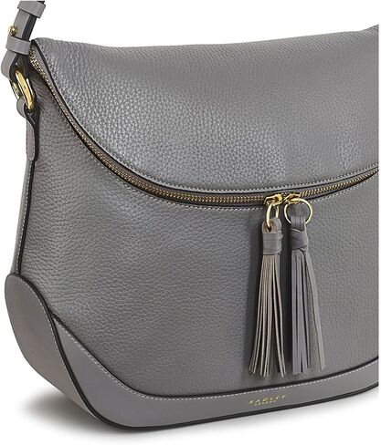RADLEY London Milligan Street - حقيبة كتف جلدية نسائية - محفظة متوسطة الحجم - حقيبة يد كتف نسائية in Saudi Arabia