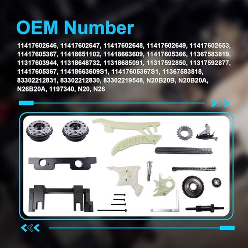 مضخة زيت مجموعة أدوات سلسلة التوقيت 2 VVT والعتاد أداة لسيارات BMW N20 N26 X4 X5 228 320 328 2.0L in Kuwait