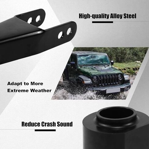 RYANSTAR RACING 3" Front 2" Rear Leveling Lift Kit Compatible with JEEP Cherokee XJ 2WD 4WD 1984-2001 3" Front Lift Spring Spacers & 2" Rear Lift Shackles Full Leveling Suspension Lift Kit in Saudi Arabia