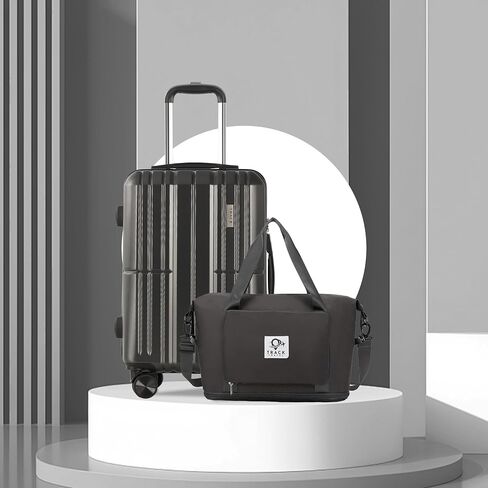 4 Piece Luggage Set ABS+PC Expandable Hardshell TSA Lock Aluminum Trolley Spinner Wheels (Champagne, 6 Piece Set) in Saudi Arabia