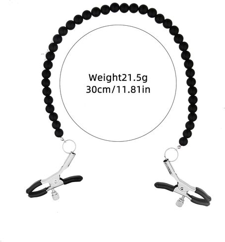 Pearl Nipple Clamps Faux Body Piercing Jewelry Nipple Clamps with Chain Necklace Nipple Clips for Women Non Piercing Adjustable Non Pierced Body Chain Jewelery in Saudi Arabia
