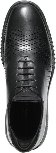 Cole Haan Men's 2.Zerogrand Laser Wingtip Oxford, Black Leather/Black, 12 Wide in Kuwait