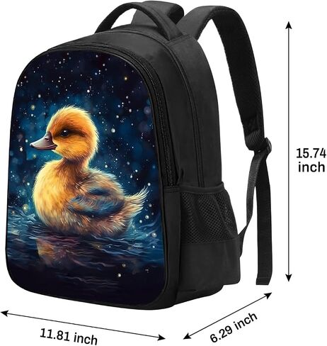 حقيبة ظهر على شكل بطة لطيفة على شكل بطة صغيرة للكتب المدرسية، حقائب كتب للأطفال من Kawaii Ducky للأولاد والبنات الابتدائية الابتدائية، حقيبة كتب مقاس 16 بوصة مع مقصورتين رئيسيتين in Saudi Arabia