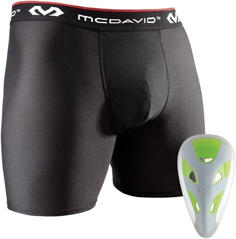 Mcdavid Boxer Short w/Protective Flex Cup, Youth, Teen & Adult Sizes in Saudi Arabia