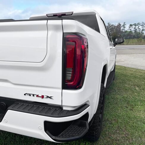 SlickMod PreCut Vinyl Smoke Tint for 2019-2023 GMC Sierra 1500 Tail Light (LED) (20% Dark Smoke, 2. Taillight Cutout) in Saudi Arabia