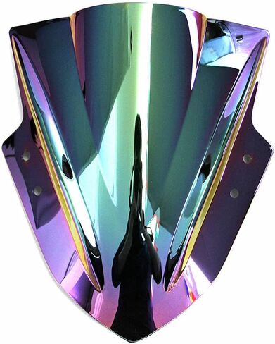 منحرف الرياح للزجاج الأمامي من WYNMOTO فقاعة مزدوجة متوافقة مع Kawasaki Ninja 300 EX300 2013 2014 2015 2016 2017 2018 EX300R/Ninja 300 in Kuwait