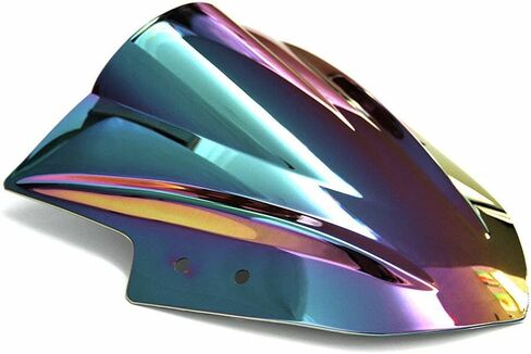منحرف الرياح للزجاج الأمامي من WYNMOTO فقاعة مزدوجة متوافقة مع Kawasaki Ninja 300 EX300 2013 2014 2015 2016 2017 2018 EX300R/Ninja 300 in Kuwait