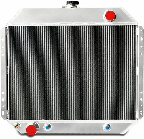 DPI433 4 صف مشعاع ألومنيوم لـ 1966-1979 فورد F100 F150 F250 F350 F500 برونكو الشاحنات V8 CC433 CU433 المبرد 1967 1968 1973 1974 1975 1976 1977 1978 1979 67 68 69 72 74 أسفل مشعات التدفق in Saudi Arabia