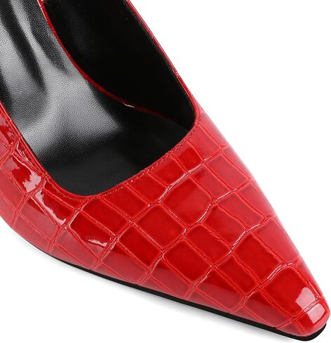 Mettesally Sling Back Heels Women High Heels Closed Toe Gold Heels Pumps Metal Buckle Shoes 4 Inch in Saudi Arabia