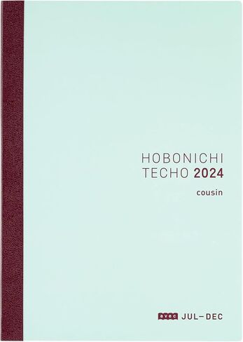 كتاب Hobonichi Techo Cousin Avec [اليابانية/A5/مخطط شهري يومي/بداية يوليو 2024/بداية الاثنين/6 أشهر × كتاب واحد] in Saudi Arabia