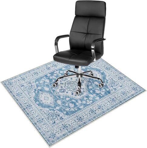 36"x48" Office Chair Mat for Hardwood and Tile Floor, Ant-Slip Computer Chair Mats for Rolling Chair, Under Desk Rug for Rolling Chair, Large Anti-Slip Floor Protector for Home Office in Kuwait