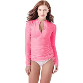 Micosuza Sun Protection Women's Basic Skins Long-Sleeve Rashguard Top