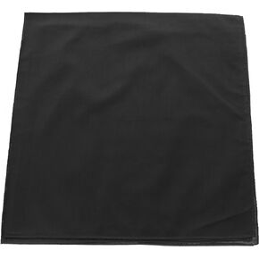 ARMYU Solid Color Jumbo Military Bandana (27" x 27"), Solid Head Scarf Do-rag 100% Cotton Bandanna Cover