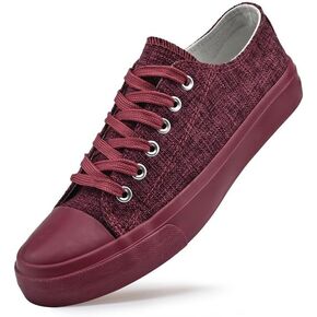 LUMUBBY Canvas Shoes for Women Low Top Women's Fashion Sneakers Casual Tennis Shoes Classic Canvas Walking Shoes