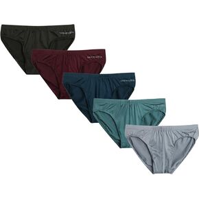 Van Heusen Men's Underwear - 5 Pack Quick Dry Performance Low Rise Briefs (S-XL)