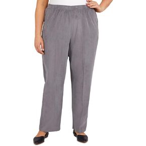 Alfred Dunner Women's Plus Size Classic Regular (Medium) Length Cord Pant in Kuwait