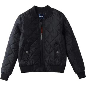 Hiheart Little Boys MA-1 Flight Quilted Bomber Padded Jackets