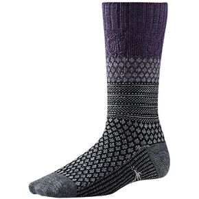 Smartwool Women’s Popcorn Cable Crew Socks - Medium Cushioned Merino Wool Socks