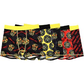 Bioworld Cobra Kai Snake Logo 5pk Boys Underwear Boxer Briefs