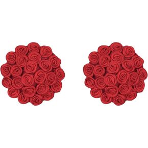 Women Round Reusable Flower Silicone Pasties Bra Sexy Breast Petals