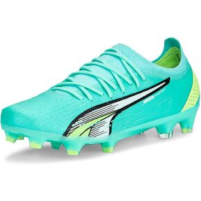 PUMA Womens Ultra Ultimate Firm Ground/Ag Soccer Cleats Cleated, Firm Ground, Turf - Green