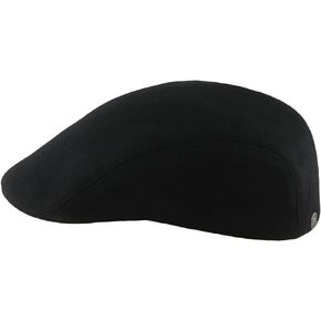 Sterkowski Norte Scally Cap | Wool Flat Cap for Men and Women | Classic Warm Peaked Cap with Earflaps