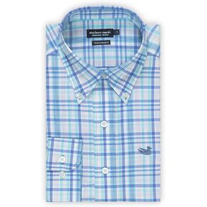 Southern Marsh Nassau Performance Plaid Dress Shirt