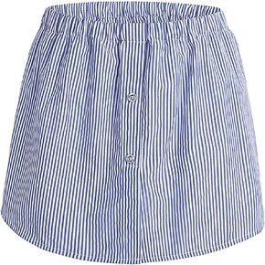 Shirt Extender for Women, Adjustable Fake Top Lower Sweep Skirts Half Shirt for Sweater Blouse Hoodies