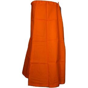 Rajasthankrafts ساري ثوب نسائي من القطن غرامة مخيط تراندي قابل للتعديل الخصر ساري تنورة داخلية بطانة تنورة هندية