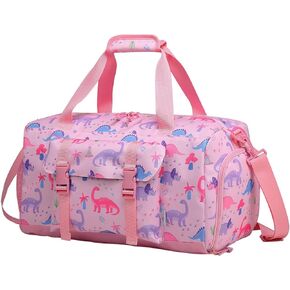 Kids Overnight Duffle Bags,Kasqo Boys Travel Bag Water Resistant Sports Gym Duffel Bag for Teens Girls Sleepover Bag School Weekender Carry On Tote with Shoes Compartment Dry Wet Pocket,Blue Cars